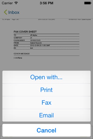 MyFax App–Send and Receive Fax screenshot 4