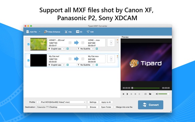 Tipard MXF Converter(圖2)-速報App