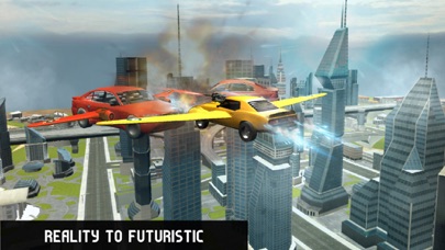Flying Futuristic Car Pro screenshot 2