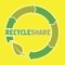 Recycleshare is a rewards app for members who participate in recycling with Recycleshare