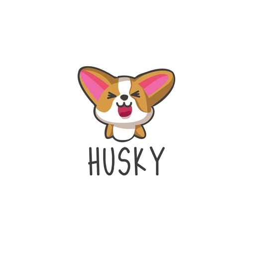 Husky Sticker