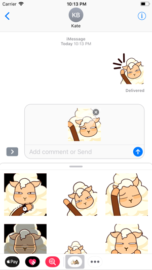 Cute Llama Stickers Pack(圖1)-速報App