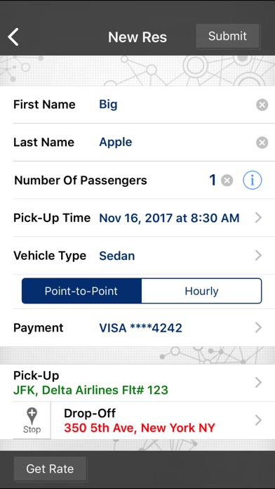 Big Apple Car Booking App screenshot 2