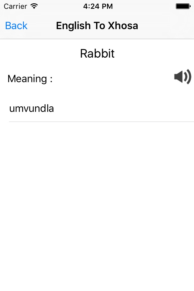 English To Xhosa Dictionary screenshot 2