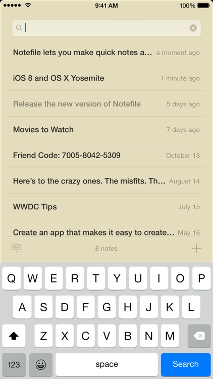 Notefile screenshot-4