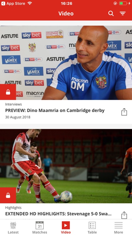 Stevenage Official App