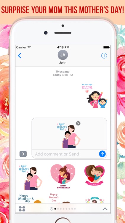 Mother's Day Stickers Pack screenshot-4