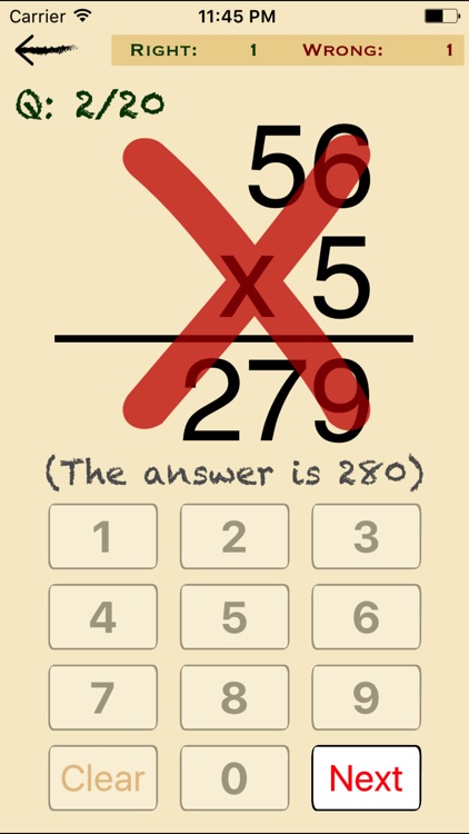 Mental Math Cards Challenge