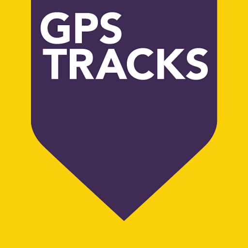 gps tracks on map