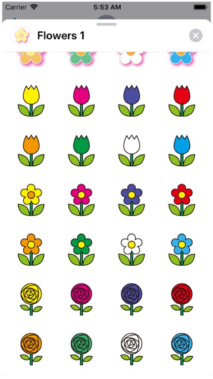 Flowers 1 Stickers