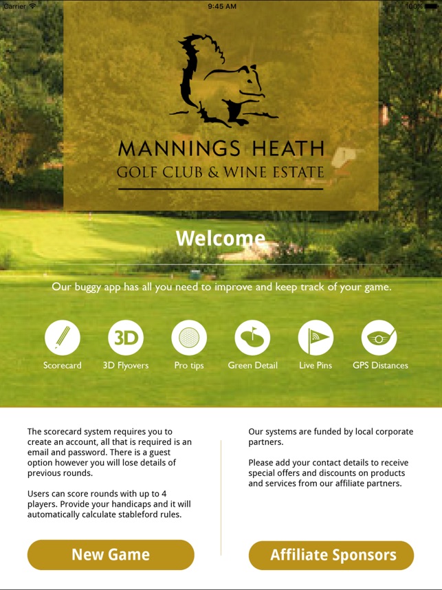 Mannings Heath Golf Club Buggy(圖1)-速報App