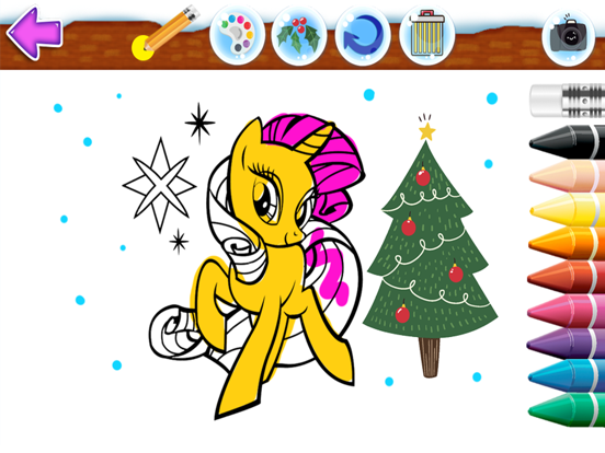 Screenshot #5 pour Christmas Coloring Book.