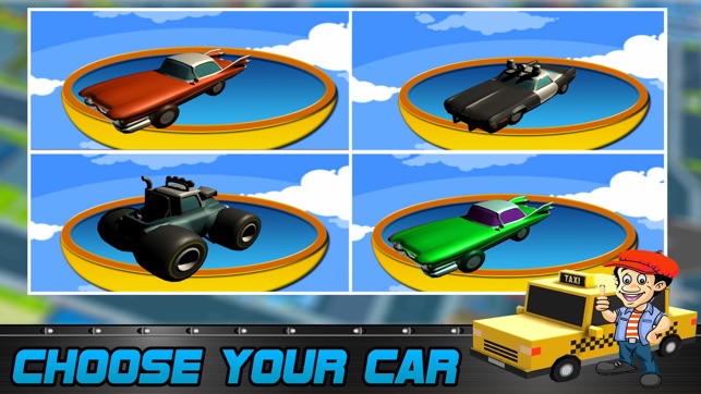 Blocky Pixel Taxi Car Racing 3D(圖3)-速報App