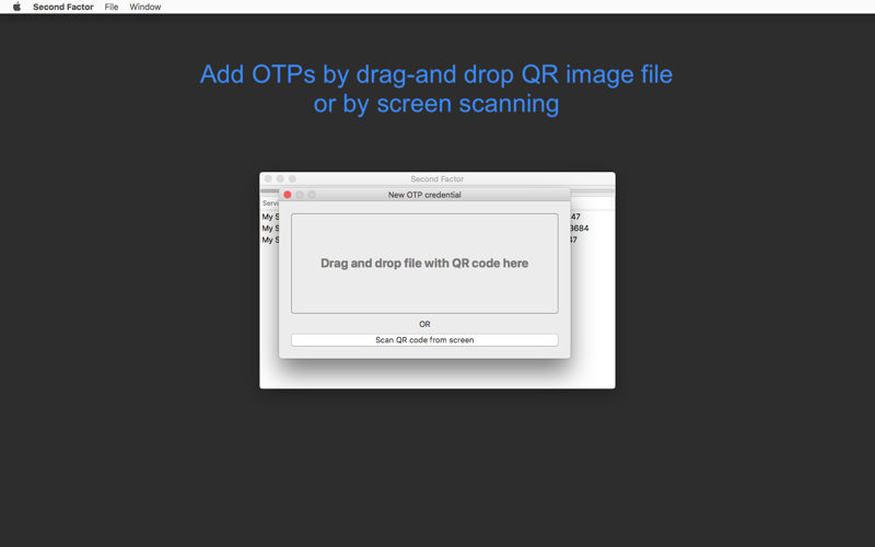 Second Factor - Hardware OTP screenshot 2