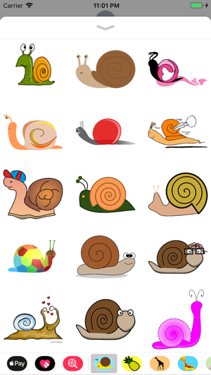 Slow Poke Snail Sticker Pack(圖2)-速報App