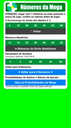 N&uacute;meros da Megasena Captura de tela 4