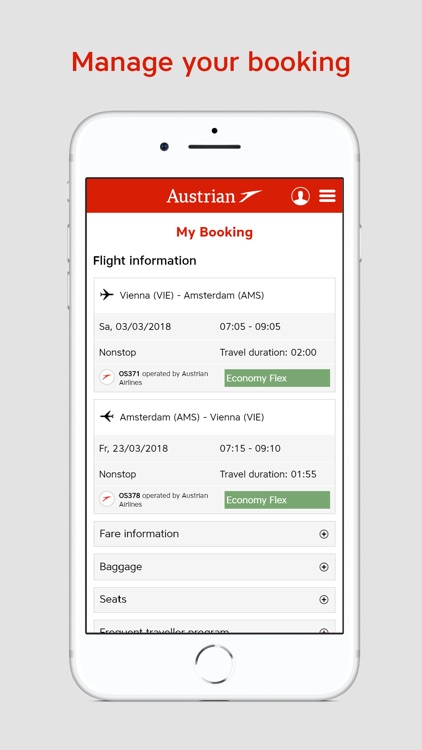 Austrian Airlines screenshot-3