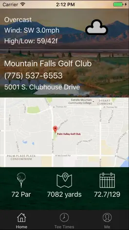 Game screenshot Mountain Falls Golf Tee Times apk