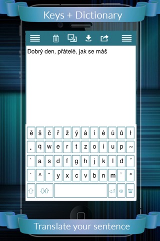 Czech Eng Dictionary + Keys screenshot 4