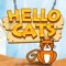 Solving physics-based puzzles and collect cats