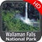Wallaman Falls coverage resident in the app