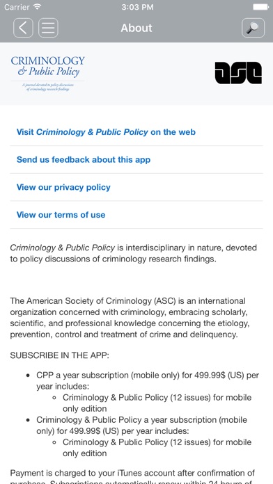Criminology and Public Policy screenshot 3