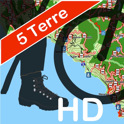 Cinque Terre Trails Hiking GPS
