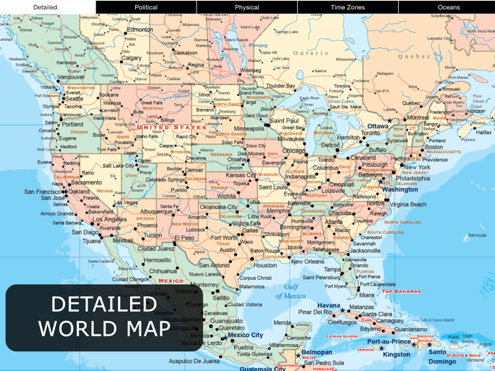 World Map Pro for iPad
