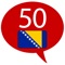 "Learn Bosnian - 50 languages" (www