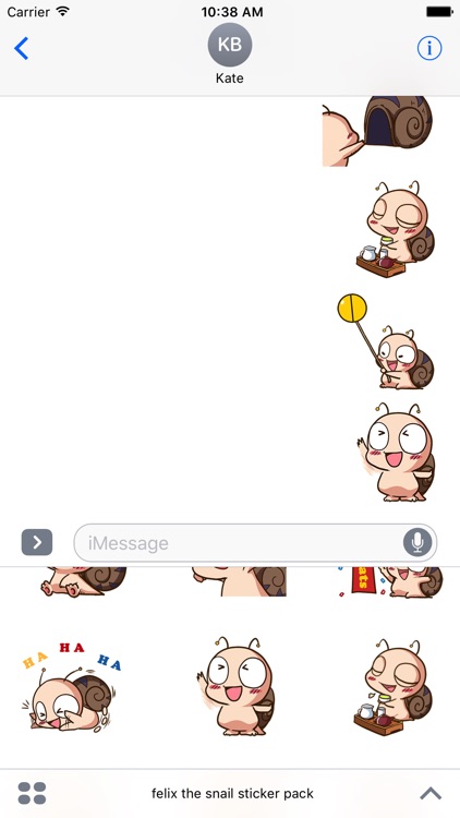 felix the snail sticker pack