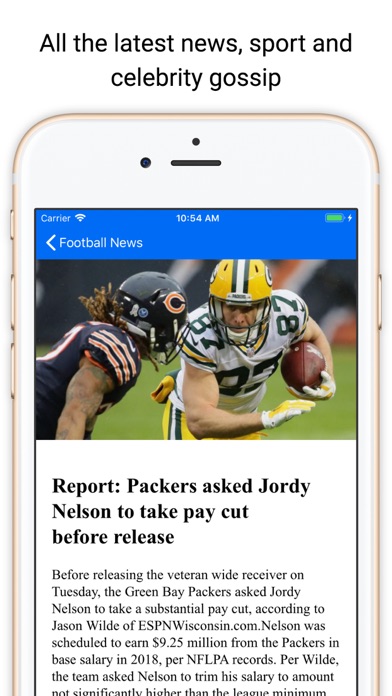 Touchdown News for NFL & CFB screenshot 4