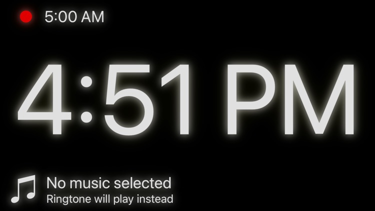 Mathe Alarm Clock - Black