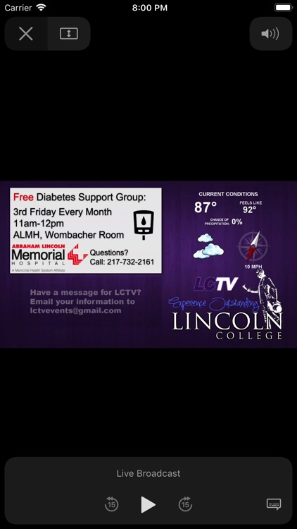 LCTV at Lincoln College