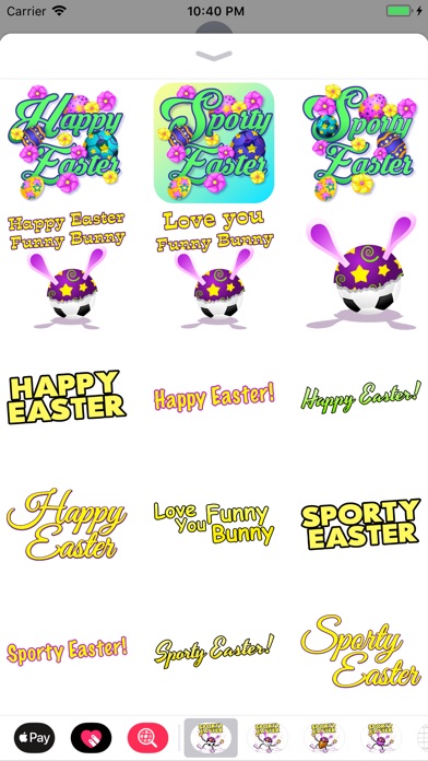 Easter Soccer Stickers screenshot 3
