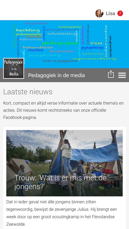 Pedagogiek in de media