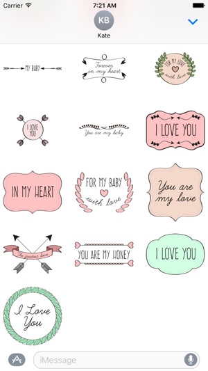 Sweet Love Sticker Pack(圖2)-速報App