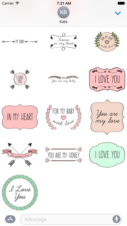 Sweet Love Sticker Pack