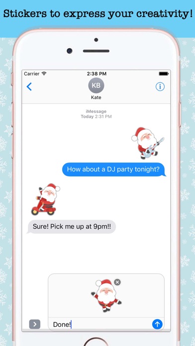 How to cancel & delete Christmas Santa Emoji Stickers from iphone & ipad 4