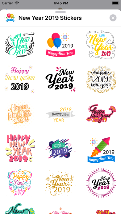 Happy New Year - Cool Stickers screenshot 2