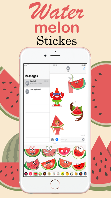 Watermelon Stickers screenshot 3