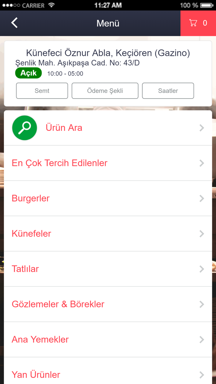 Künefeci Öznur Abla