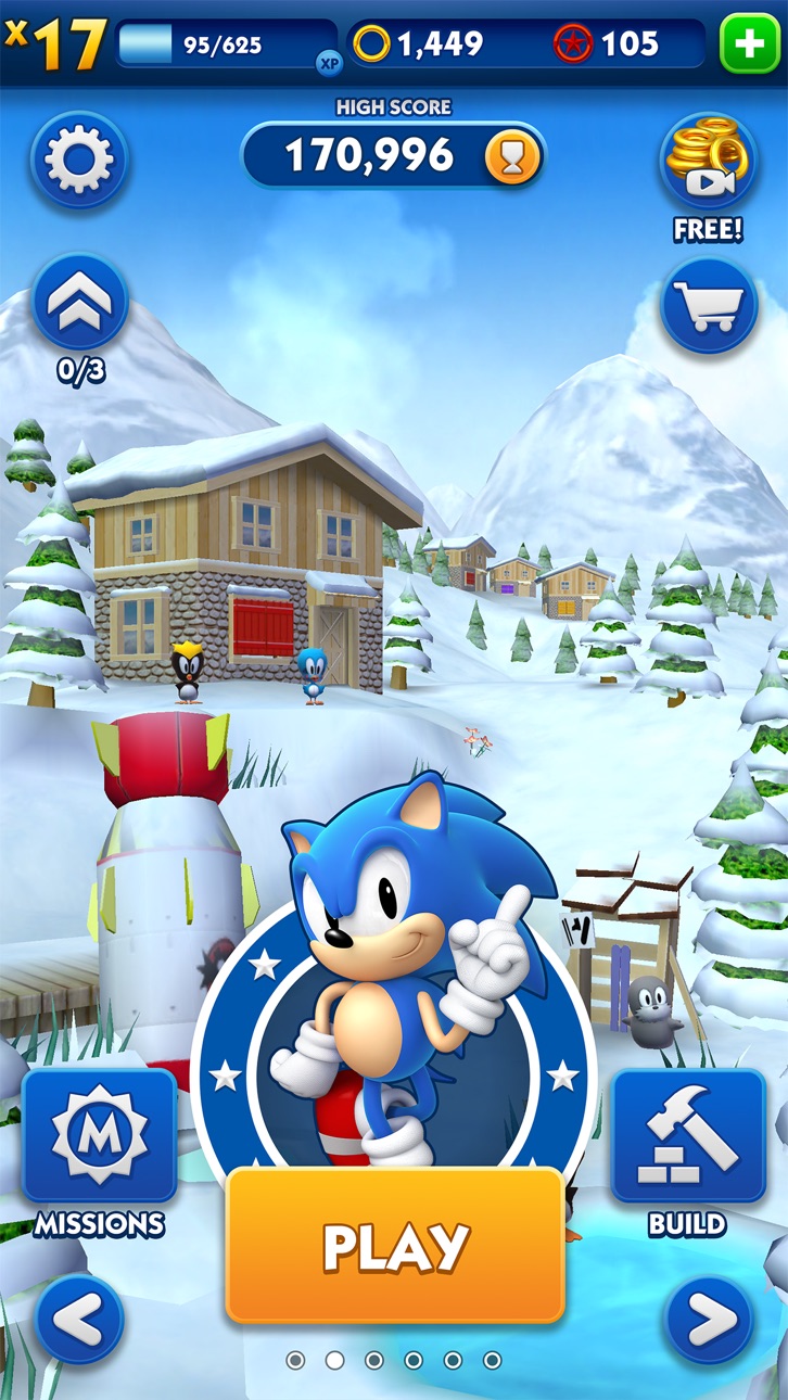 Sonic Dash - Free Hack screenshot 5 - iOS game interface