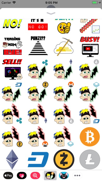 Crazy Crypto Boy Stickers screenshot 2