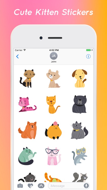 Kitty Cat Stickers Pack screenshot-3