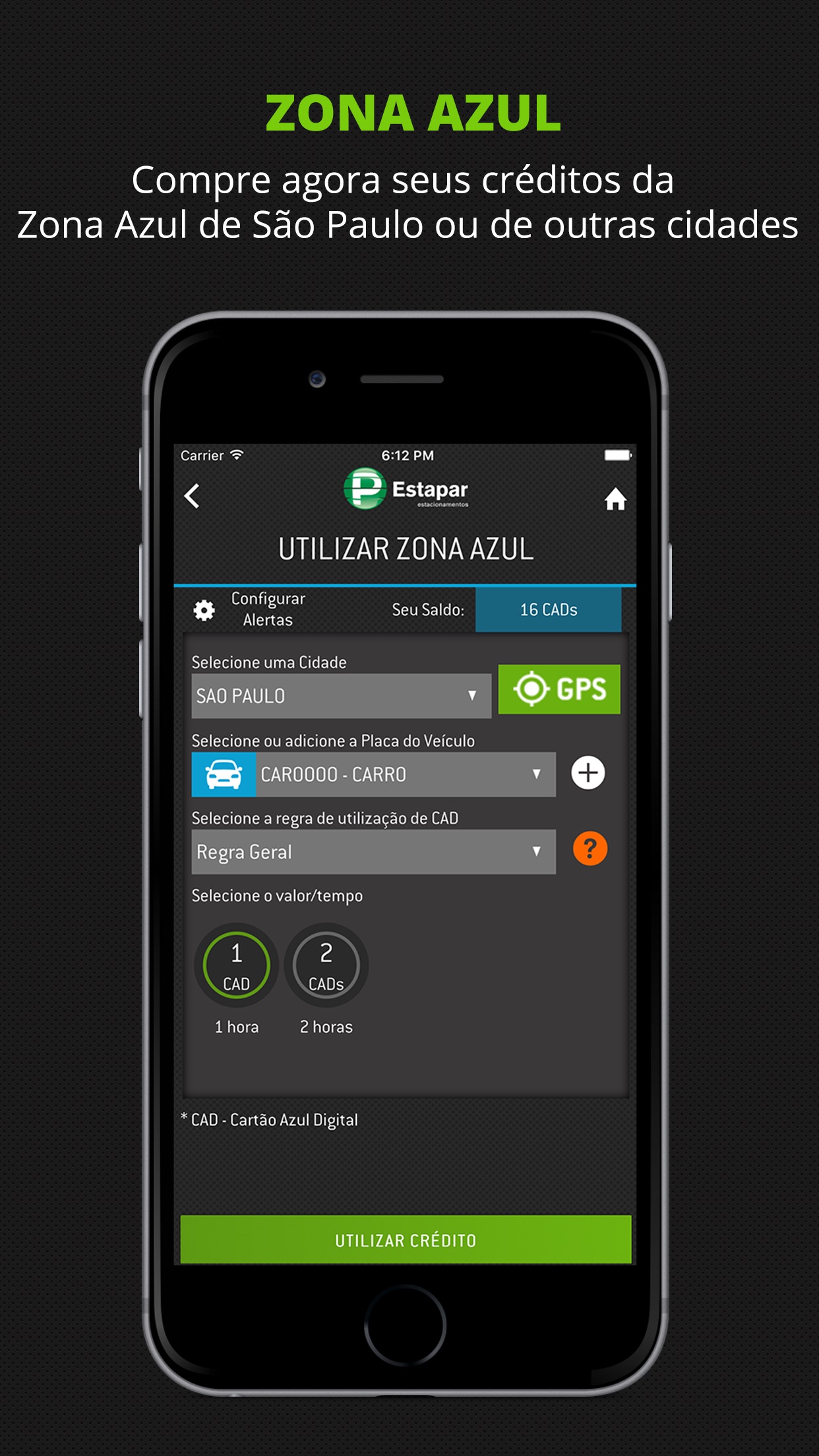 Screenshot do app Estapar - Vaga Inteligente