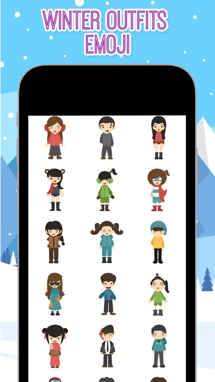 Winter Outfits Emoji