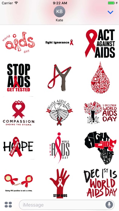 Act Against AIDS Sticker Pack screenshot 3