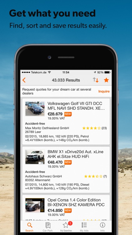 mobile.de – vehicle market