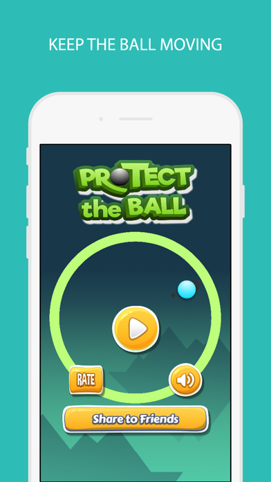 Protect the Ball - Keep moving screenshot 2