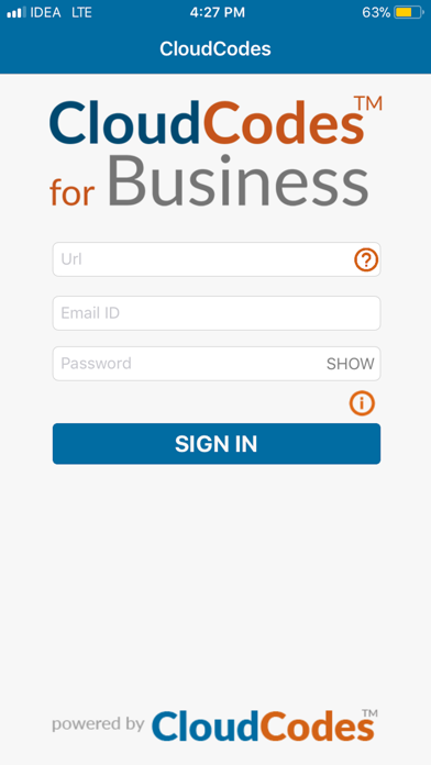 CloudCodes for Business(Admin) screenshot 2